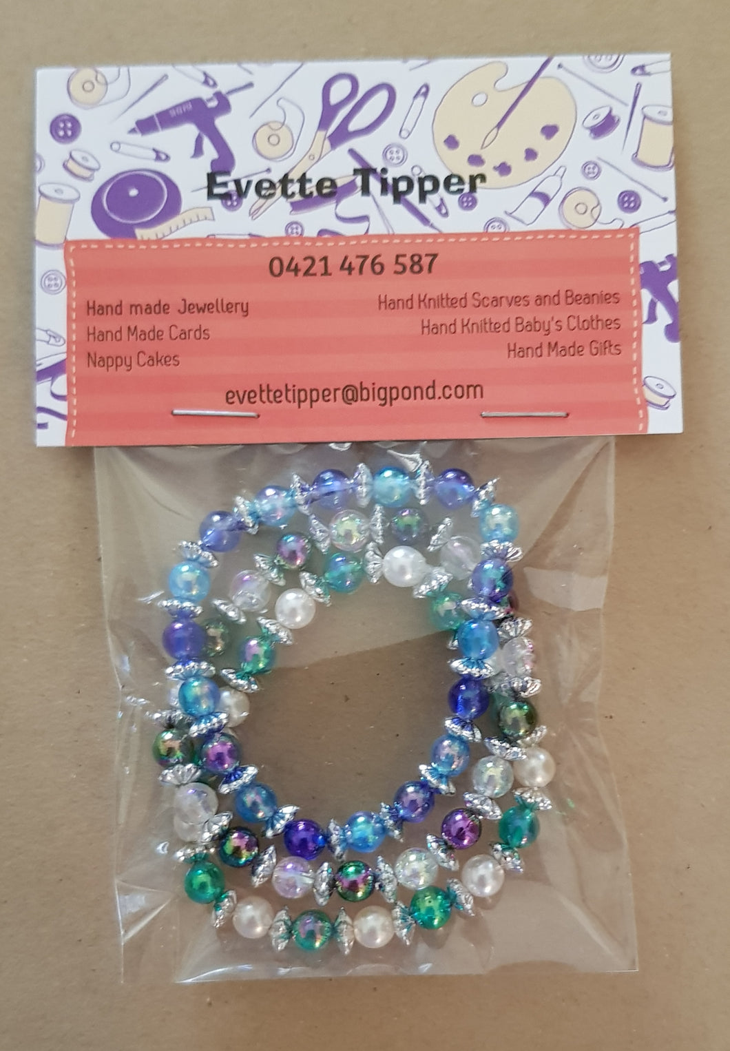 Bracelet set - child - elastic - #14