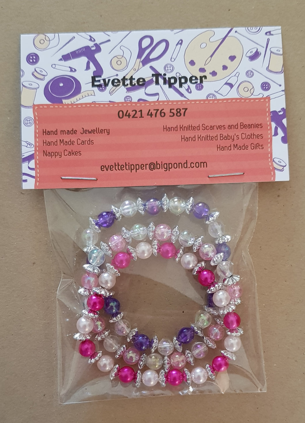 Bracelet set - child - elastic - #12