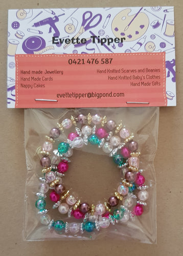 Bracelet set - child - elastic - #6