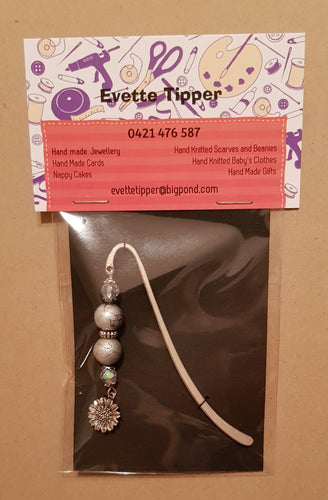 Small Plain Bookmark. Silver