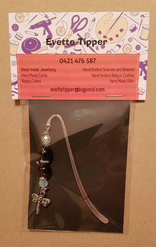 Small Plain Bookmark. Black