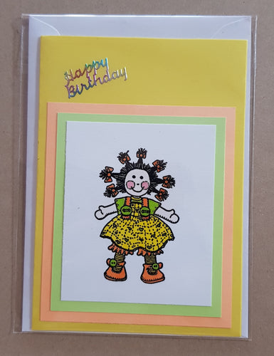 Card - Happy Birthday - Girl