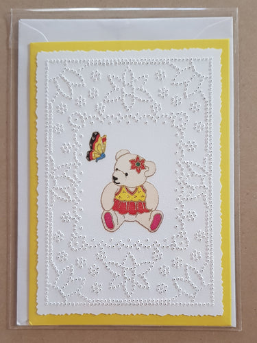 Card - Teddy Bear - Blank