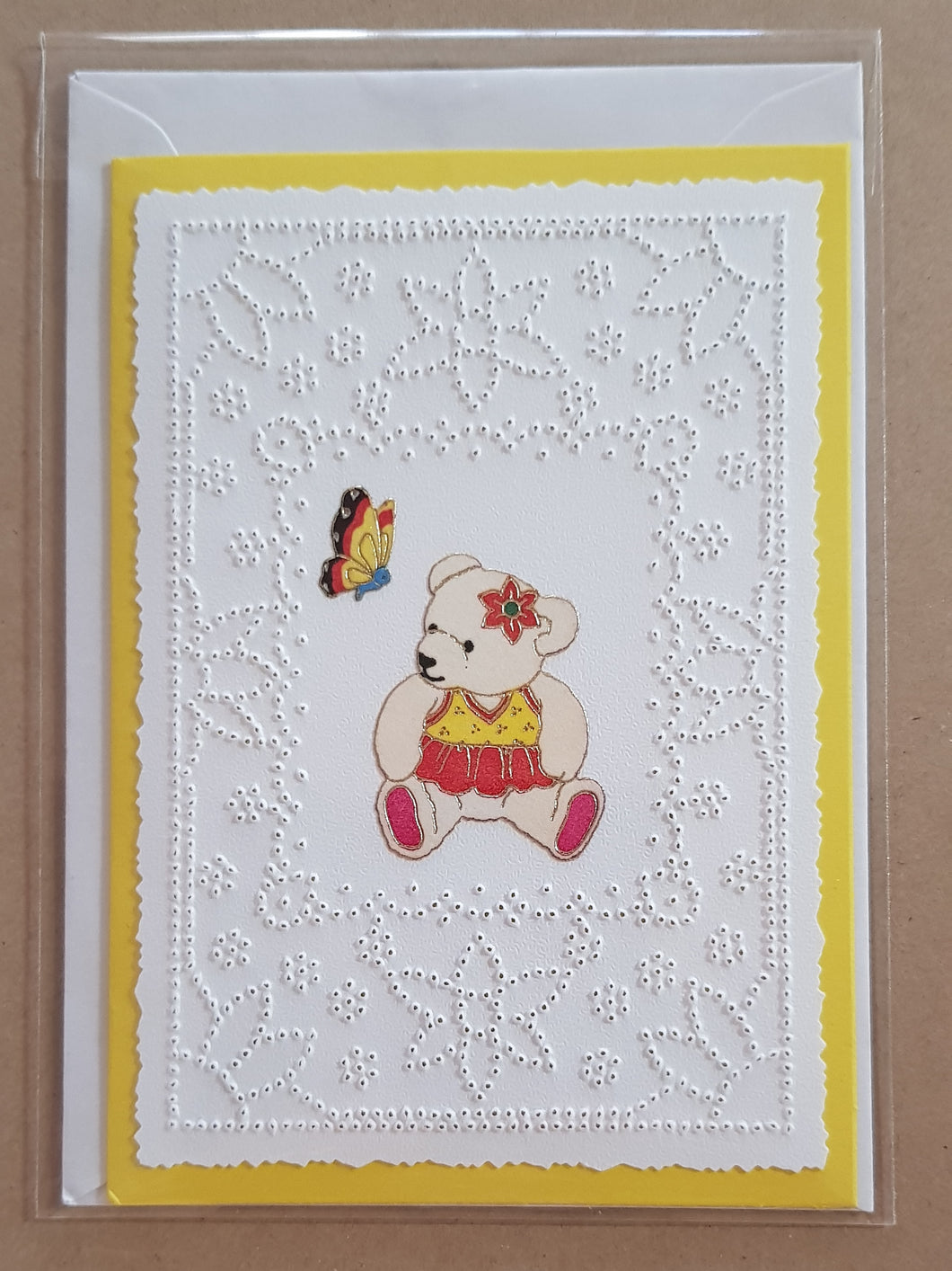 Card - Teddy Bear - Blank