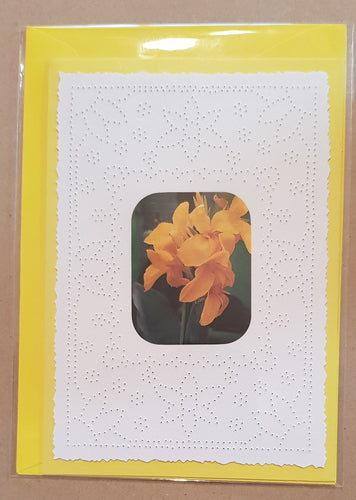 Card - Floral - Blank