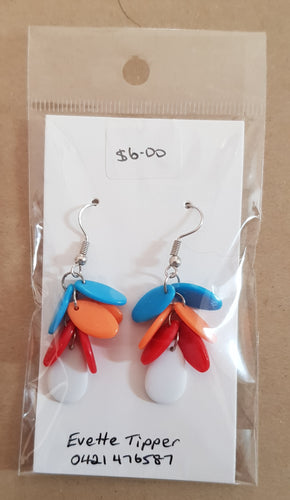 Earrings - multicoloured