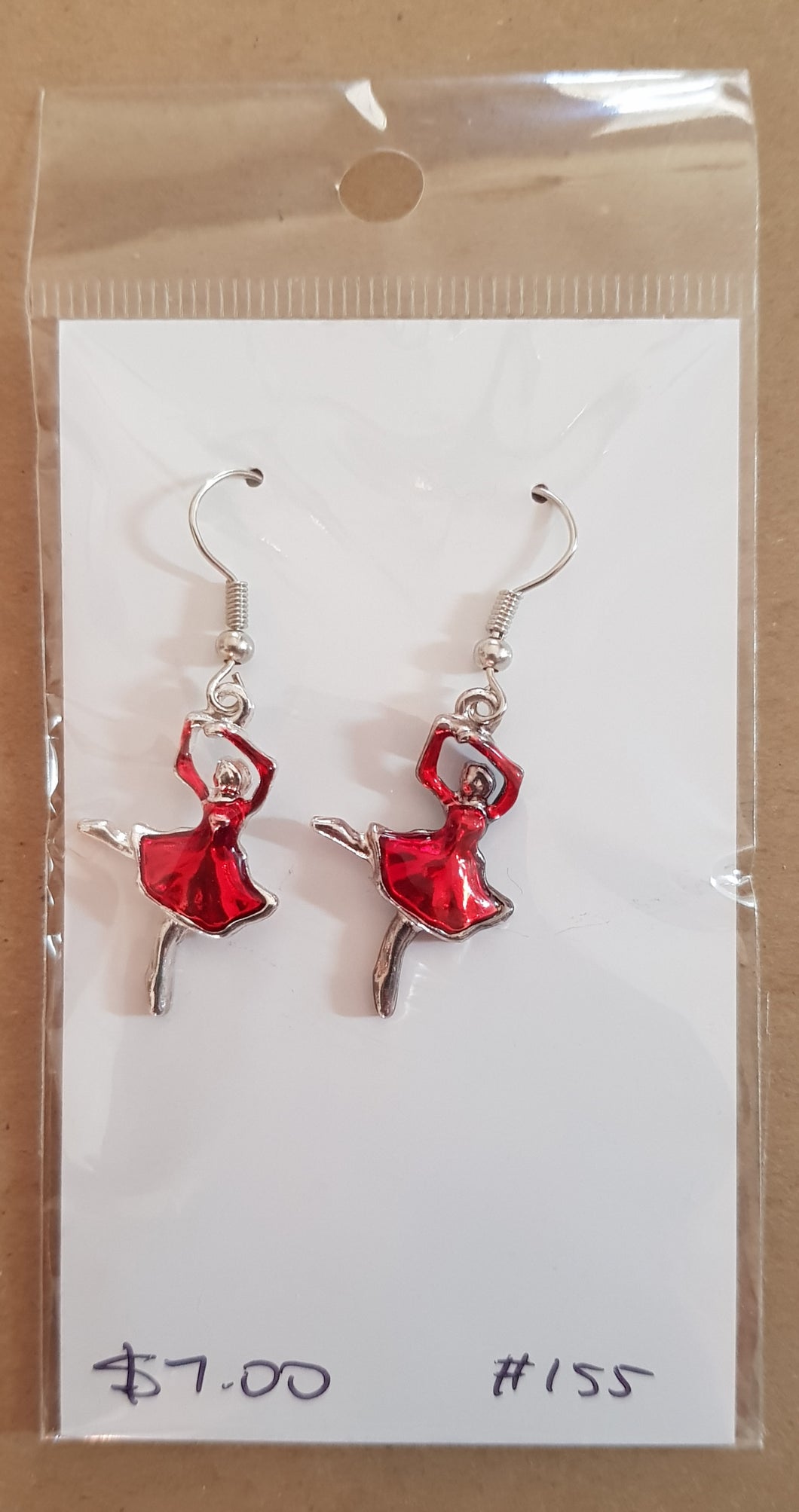 Earrings - ballet dancer