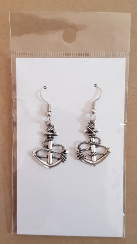 Earrings - Anchor