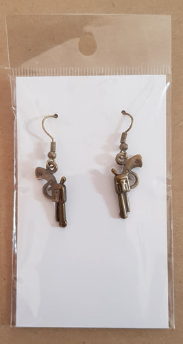 Earrings - pistol