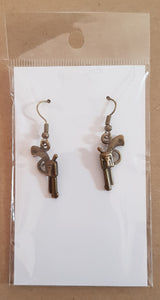 Earrings - pistol
