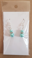 Load image into Gallery viewer, Earrings - Glass pearl and diamante