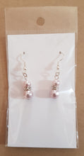 Load image into Gallery viewer, Earrings - Glass pearl and diamante