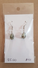 Load image into Gallery viewer, Earrings - glass teardrop
