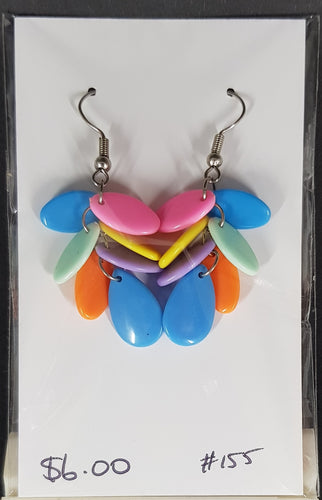 Earrings - multicoloured