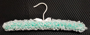 Child's knitted lace coathanger