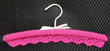 Load image into Gallery viewer, Lacey knitted child&#39;s coathanger