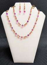 Load image into Gallery viewer, Necklace, bracelet and earrings 3 piece set