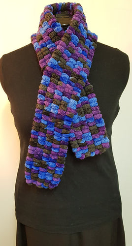 Snowball Scarf Blueberry