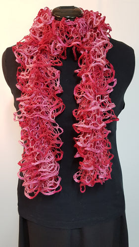 Handknitted Ruffle Scarf
