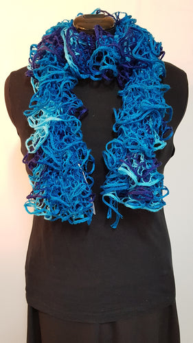 Handknitted Ruffle Scarf