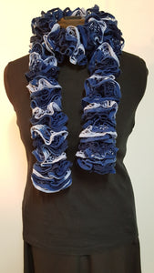 Handknitted Ruffle Scarf