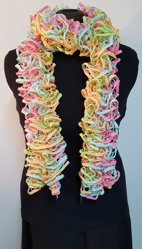 Handknitted Ruffle Scarf