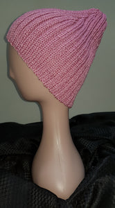 Hand Knitted Ribbed Beanie