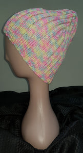 Hand knitted Ribbed Beanie