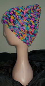 Hand knitted Ribbed Beanie