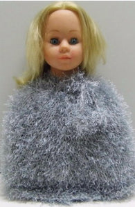 Toddler's knitted poncho