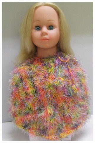 Toddler's  hand knitted Poncho
